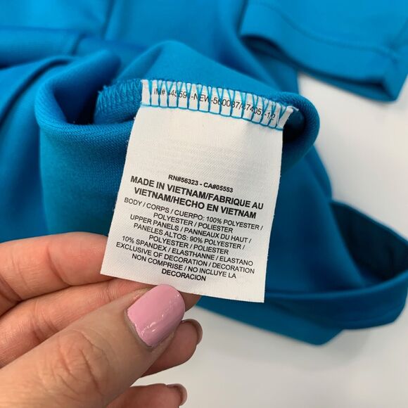 Nike Golf Pullover Men Medium Lagoon Half Zip DriFit Tour Performance Sweatshirt - Picture 11 of 15